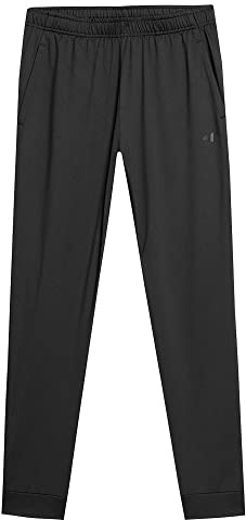4F FNK Herrenhose, Tiefschwarz, L