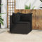 Festnight Gartenmöbel Rattan Eckteil Ecksofa Balkonmöbel Keiner Balkon Sofa Outdoor Lounge Set Gartensofa Terrassenmöbel Garten Lounge Gartenlounge Loungemöbel Terrasse, Schwarz, Ecksofa typ5