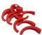 Fliesen Sichelkeile rot 300 Stück 1-13mm Fugenbreite Verlegesystem Nivelliersystem Keile