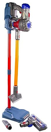 Goolsky Aspirateur Jouet 3 en 1 Ensemble d'aspirateur pour Enfants Qui Fonctionne Vraiment Jouet interactif d'aspirateur sans Fil pour Les Enfants