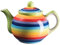 Rainbow Teapot 2 Cup | Small Ceramic Hand Painted Rainbow Teapot