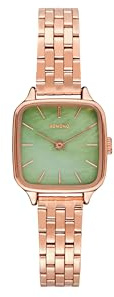 KOMONO Kate Estate Damen Quarzuhr in Roségold Salbei mit Edelstahlarmband