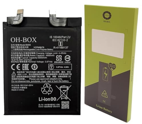 OH-BOX® Batteria compatibile con Xiaomi BM59 Xiaomi 11T 5G (21081111RG)