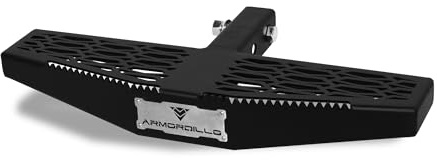 Armordillo AR 8724194 Netz-Streppe für Anhängerkupplung der Klasse 3, 5,1 cm (2 Zoll), Mattschwarz, Anhängerkupplungs-Stange, Stoßstangenschutz, Stahl, universell