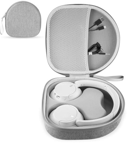 Tasche Kompatibel mit JBL Tune JBL Tune 720 BT 770 NC 760 NC, Und Sony WH-CH720N WH-1000XM4 Kopfhörer Kabellos Bluetooth, Reiseetui Case mit Herausnehmbarem Innenfach (Grau)