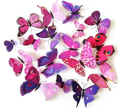 Amosfun 12st Kühlschrankmagnet Wandaufkleber Aufkleber-Magnete