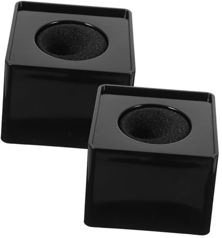 NULYLU 2pcs Interview Mic Microphone Logo Flag Station Abs Microphone Head Lavalier