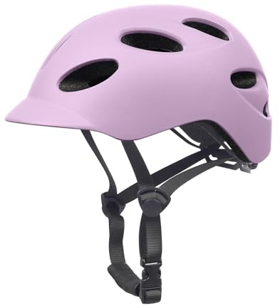 Kids/Youth Bike Helmet for Boys Girls and Teens, Adjustable and Multi-Sport for Bicycle, Kick Scooter, Skateboard, Roller/Inline Skate (Pink)