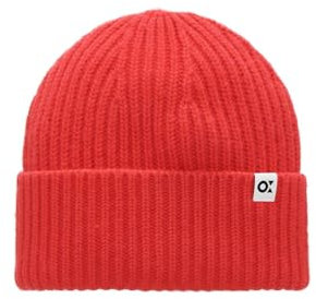 OPUS Damen Mütze | Wollmütze ADESI mit Kaschmir sweet red, 0