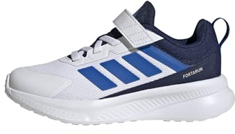 adidas Unisex Kinder Fortarun 4.0 Shoes Children, FTWR White/Bright royal/Dark Blue, 31 1/2 EU