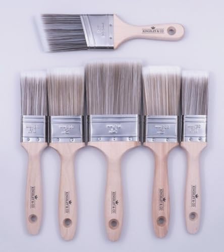 PRO Paint Brush Set Synthetic 6-Piece Trade Painting Decorating