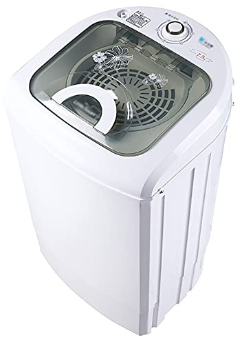 Portable 2-in-1 Washing Machine & Spin Dryer - Automatic Camping Washer 7.5KG Top Loading Timing Function Energy/Water-saving Easy Operation