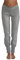 Leela Cotton Damen Yogahose Hose Bio-Baumwolle Freizeithose Sporthose Pilates (S, hellgrau)