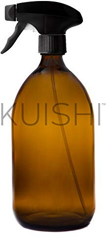 Kuishi Sprühflasche aus Glas, Bernsteinfarben/Braun - 1000 ml