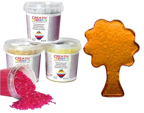 Creative Discount® Schmelzgranulat orange 200 g PREISHIT