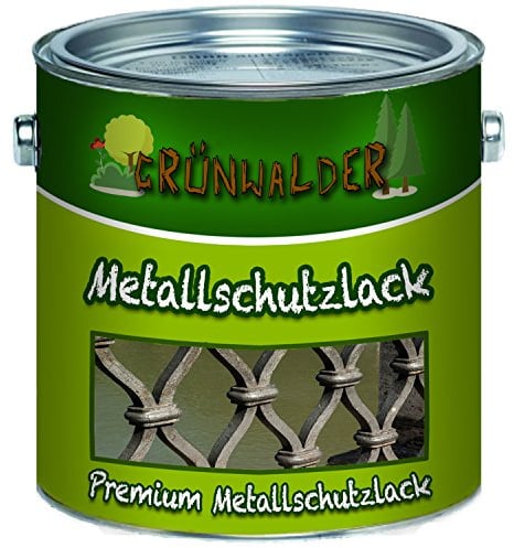 Grünwalder Pintura protectora para metales de secado rápido y fácil de procesar, 1 L, color gris piedra (RAL 7030))