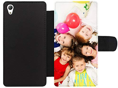 For Apple iPhone 8 Plus Personalised Photo Phone Case Wallet Cover Any Picture Print Unique Customised by MobiBax Prime