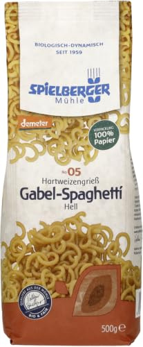 Bio Gabel-Spaghetti, Hartweizen, demeter 2 x 500 g