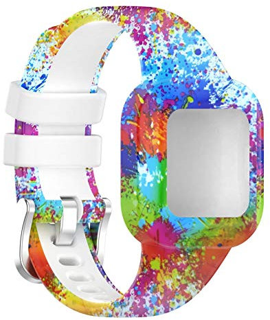 Prevessel 2021 Neues Kinderarmband/Armband/Ersatzarmband/Silikonarmband Armbandarmband Kompatibel Garmin Fit Jr3 / Vivofit Jr 3 / Verstellbares Sportarmband Kinderarmband