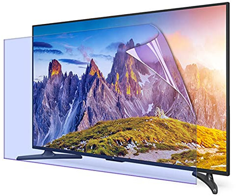 Protector De Pantalla De TV Mate De 32-75 Pulgadas, Película Antirreflectante/Antirreflejos De Luz Azul hasta Un 90%, Alivia La Fatiga Ocular,55 1211 * 682mm