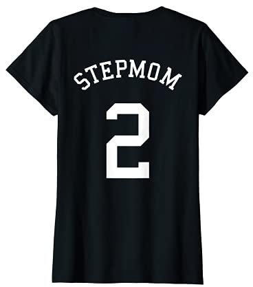 Damen Stepmom Team Uniform No. 2 Handball Volleyball Rugby Soccer T-Shirt