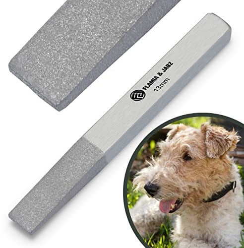 FLAMIA & JABZ Stripping Metal Stones & Nail file for Dogs, Cats & Pets (13 MM)