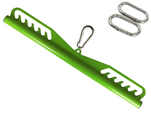 KORIKAHM Adjustable Lat Pull down Bar, Cable Machine Attachments for Gym, Home Gym Fitness T-bar Row Pulldown Attachments, Lat Pull Down Machine Wide Grip Neutral Grip Handle (SP-06)