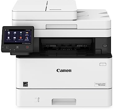 Canon imageCLASS MF455dw - Monochrome Duplex, Wireless All-in-One Laser Printer with Scanner, Copier and Fax, Auto Document Feeder, Mobile Ready, 3 Year Warranty, 40 PPM, White