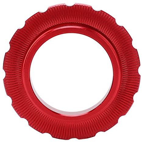 Fahrradzubehör, Centerlock Lockring Center Lock Laufradsatz Nabe Barrel Shaft Disc Rotor Lock Ring für Fahrrad Mountainbike (Rot)