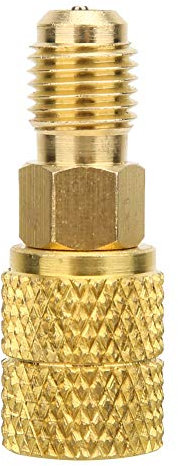 Manómetro Adaptador 5/16 Manguera de Vacío Aire Acondicionado Carga de Gas para Bomba R32 R410A R22 a 1/4 Sae R410A AC 1/4 Pulgadas Macho Sae a 5/16 Pulgadas Coleccionables Hembra
