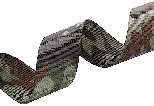 1m Gurtband im Tarnmuster Design aus Polyester camouflage multicam Taschengurt Variantenwahl