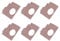 6Pcs Chainsaw Air Filter Cleaner Cotton Replacement for Stihl 018 MS180 017 MS170 MS180C MS 180 170 Parts Accessories