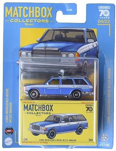 Matchbox 1980 Mercedes Benz W123 Wagon, blau 4/22