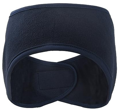 Volumoon Hommes et Femmes Cache-Oreilles Athlétiques, Hiver Sport Bandeau, Molletonné, Chauffe-Oreille Bande de Cheveu, Ceintures Tête de Garder au Chaud Elastiques pour Yoga, Cyclisme, Running (Cyan)