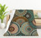HGOD DESIGNS Böhmische Decke, bunte Vintage-Blumen-Mandala-Dekor-Decken, weich, warm, Überwurf für Frauen und Mädchen, Geburtstag, Dekoration für Zuhause, Wohnzimmer, 100 x 130 cm
