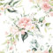 Servietten Papier 33x33cm 3-lagig 20 Stück mit Rosen Motiv - hochwertig & nachhaltig - Einweg Motivservietten Hochzeitsservietten - Blumenmotiv Papierservietten für Hochzeit - Weiß Rosa
