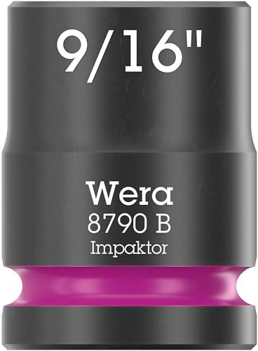 Wera 05005519001 8790 B Douilles Impaktor à emmanchement 3/8, 9/16 x 30 mm