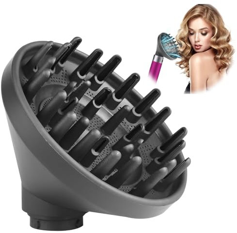 Chuancheng Attacco ugello diffusore per accessori Dyson Airwrap Styler, conversione per arricciacapelli Air Wrap in un asciugacapelli..