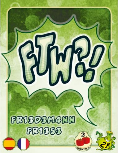 2Tomatoes Games | FTW?! | Wettkampfkartenspiel | Holen Sie Sich nur 1 Karte! | Strategiespiel, das Sie in Spannung hält | 1-6 Spieler | Sprachen: Spanisch | Thema: Mahlzeiten