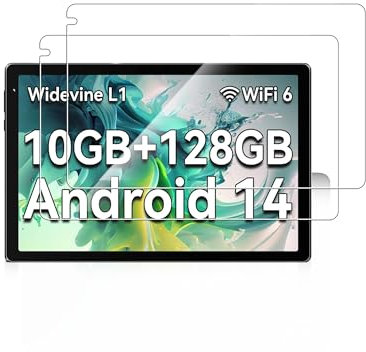 for Whitedeer C108 10 inch Tablet Android Tablet Tempered Glass Screen Protector - High Transparency, Scratch Resistant, Anti-Fingerprint(2 Pack)