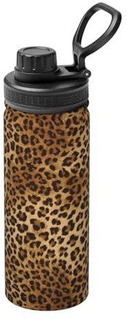 Carino Leopard 18oz Sport Isolato Bottiglia di Acqua In Acciaio Inox Outdoor Bottiglia di Acqua