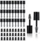 Tucnoeu 27 Stück 3ML Wimpernbürstchen Leere Mascara Flasche Leere Mascara Tube Nachfüllbare Wimperntusche Behälter mit 27 Stopfen, Schwarz