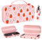 FANPL Étui fraise pour Nintendo Switch 2, rose, Mignon