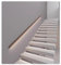 Sxlawesom Pasamanos de Madera con LED Luces Redondas para pasamanos de Escalera Sistema de barandilla de Cable iluminada para escaleras de terraza, Interiores y Exteriores(Natural-Left,150cm/left)
