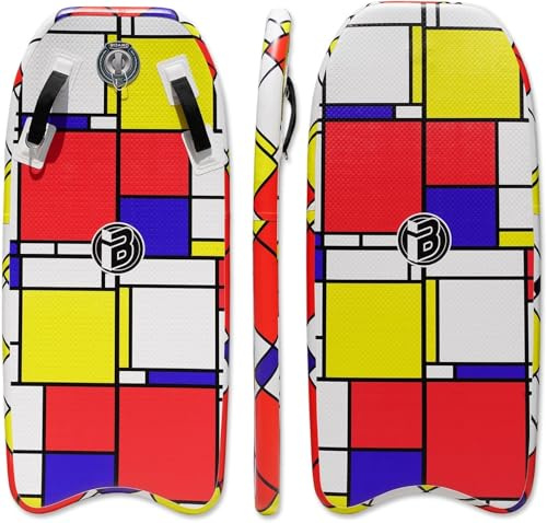 Tragbares aufblasbares Bodyboard, 106,7 cm, mit SUP-Technologie, solide und stabile Plattform und Auftrieb für Erwachsene oder Teenager