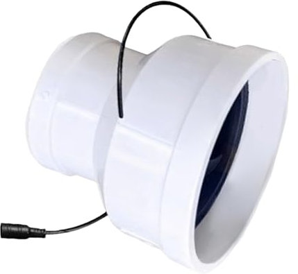 LfrXtra Home,High Speed 12V Inline Exhaust Fan 75mm to 110mm 1980RPM Duct Fan Without Battery For Bathroom Kitchen Office Ventilation