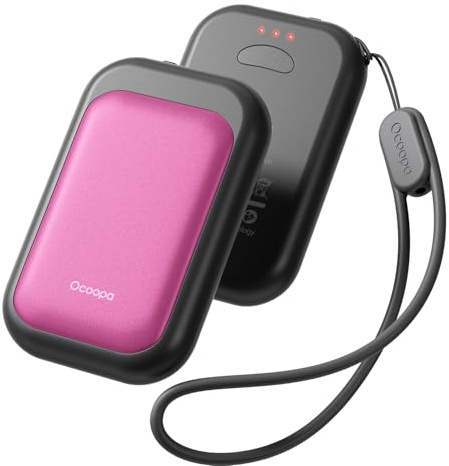 OCOOPA Magnetic Rechargeable Hand Warmers 2 Pack, Card-style Electric Hand Warmer, Pocket Battery Operated Heater, UL Certified, 3 Heat Settings, Tech Gifts for Men,Purse Must Haves, UT4 Young