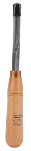 Eujgoov Wood Chisel 10mm 90 Degree Corner Square Mortise Hand Tool for Woodworking Strike Through CarvingBeech Wood Handle for Cutting Square Mortises Carving Working Tools