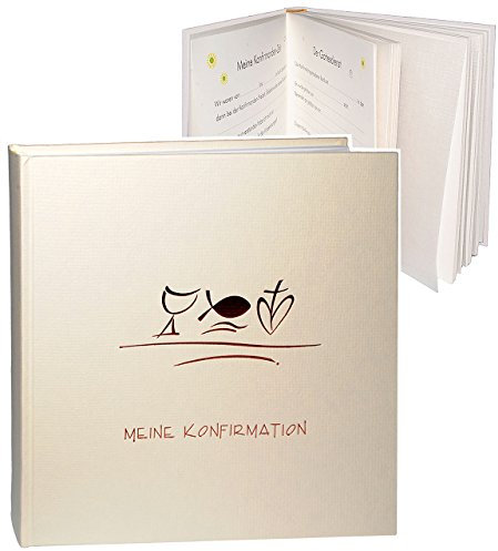 Fotoalbum/Konfirmationsalbum - Meine Konfirmation - Gebunden blanko - für bis zu 180 Bilder zum Einkleben - Fotobuch/Photoalbum/Album - Eucharistie ..