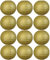 Tmade 12 PCS 10 Gold Paper Lanterns for Birthday Baby Shower Wedding Party Garden Home Decoration